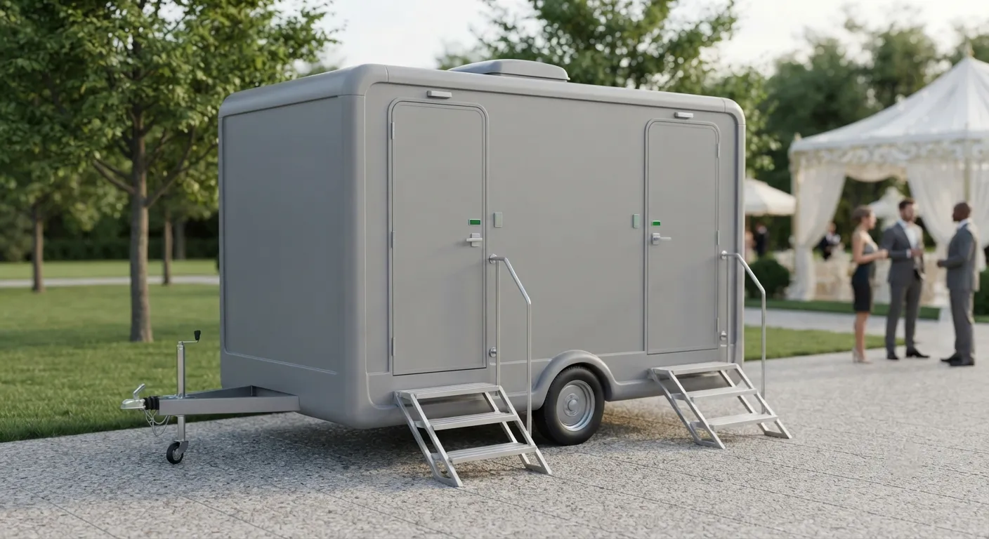 2 Stall Restroom Trailer in Saint Paul, MN
