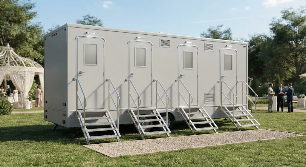 4 Stall Restroom Trailer in Saint Paul, MN